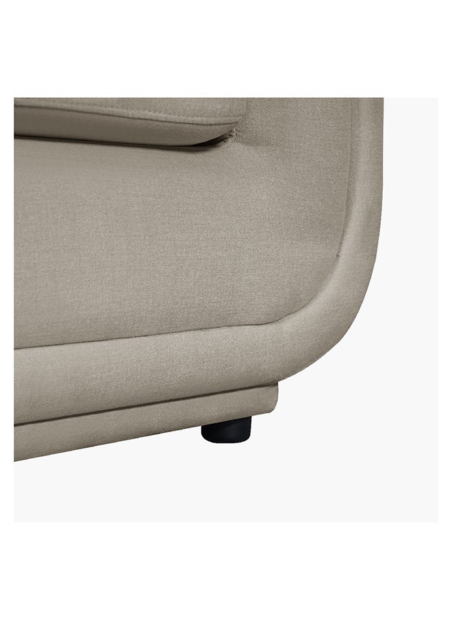 Brooklyn 2-Seater Fabric Sofa with 2 Cushions 85 x 75 x 164 cm