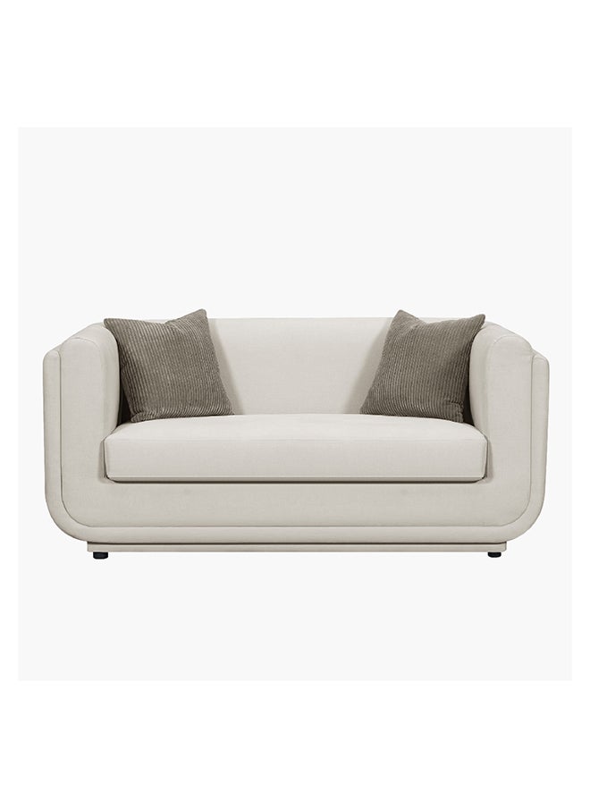 Brooklyn 2-Seater Fabric Sofa with 2 Cushions 85 x 75 x 164 cm