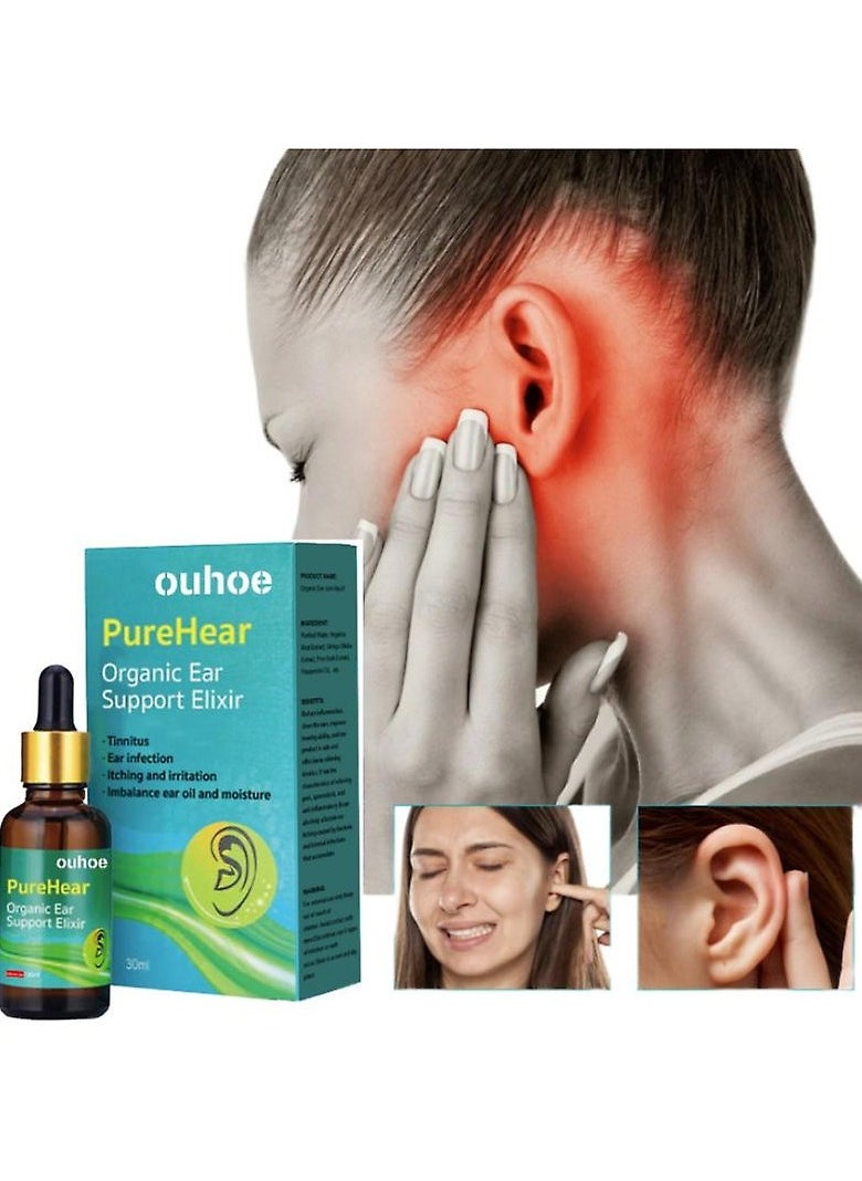 OUHOE 1pcs Ear Drops Antibacterial Liquid Ear Canal Cleaning Liquid Cochlear Care Ear Itching Ear Pain Ear Washing Water Ear Oil  - Image 2