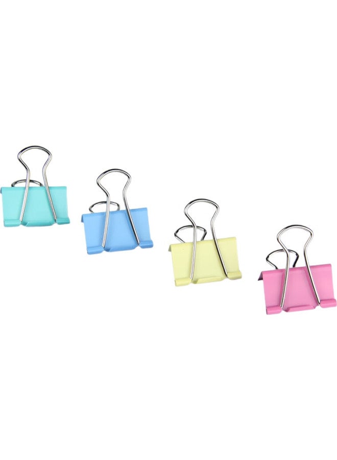 Sunwood 32Mm Colorful Binder Clips/Metal Paper Clips/Bill Clips/Long Tail Clips, Office Supplies, 24 Pieces/Tube, 2013 - Image 2
