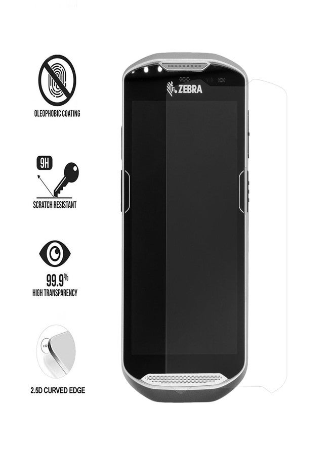 CARPSDZY TC51 Screen Protector (10Pack) for Zebra TC51 TC510K TC52 TC52X TC56 TC57 TC57X Barcode Scanner, Scratch Fingerprint Resistant, HD Transparent - Image 2