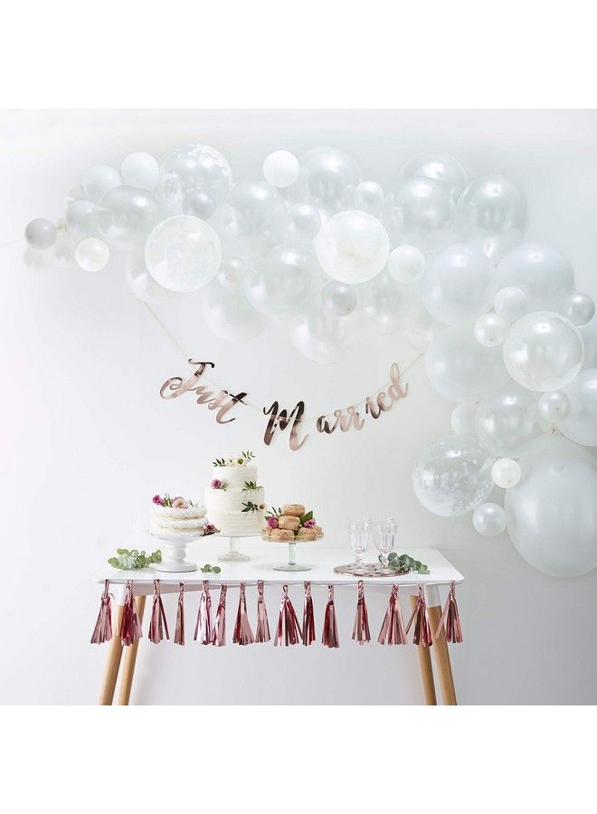 Ginger Ray White Diy Balloon Arch Kit Party Decorations 70 Assorted Pack - Image 2
