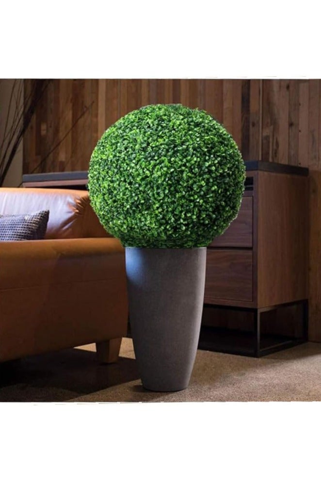 LINGWEI Artificial Topiary Ball Artificial Grass Ball Green Ball Garden Decoration Item Fake Plant Bolls Grass Dome Ball Boxwood Plant Decorative Balls For Home Garden - Image 1
