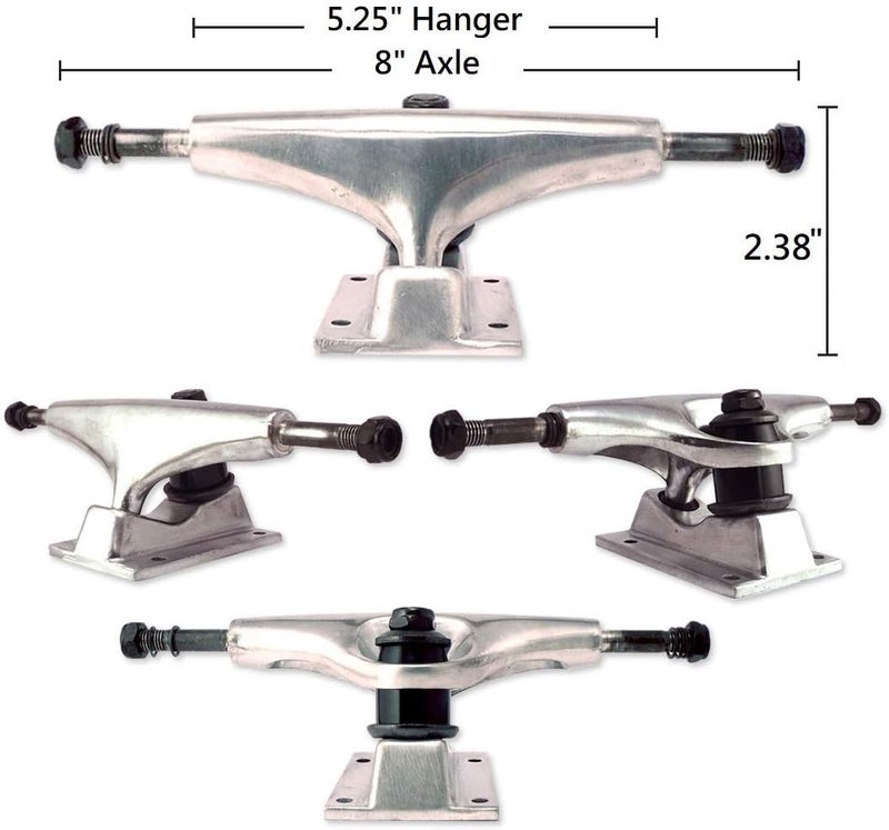VJ 5.25 Skateboard Truck (139mm), Skateboard Wheels, Skateboard Bearings, Skateboard Riser Pads, Skateboard Screws - Image 2