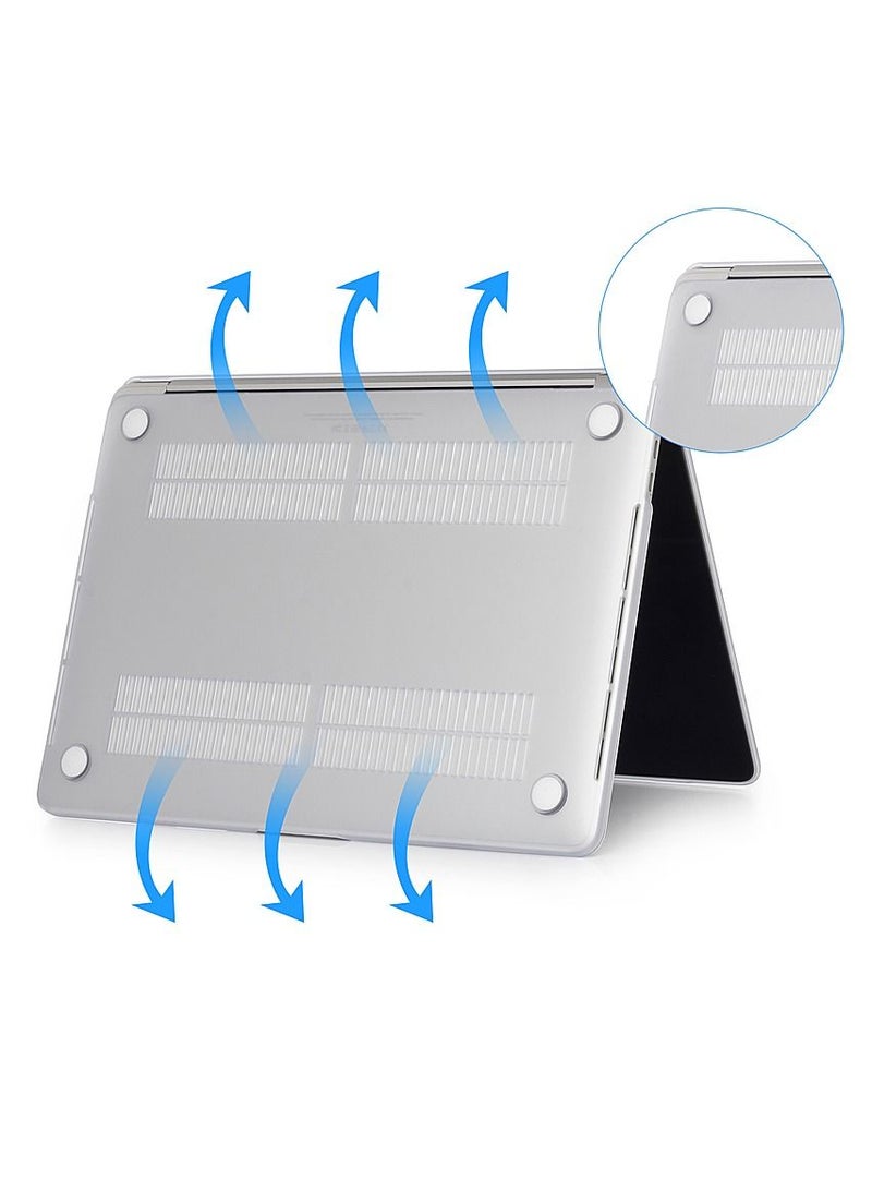 CATANES MacBook Pro 13-inch Model A1706 (2016) Protective Case Hard Shell Laptop Cover Front and Back Sleeve Case Clear - Image 5