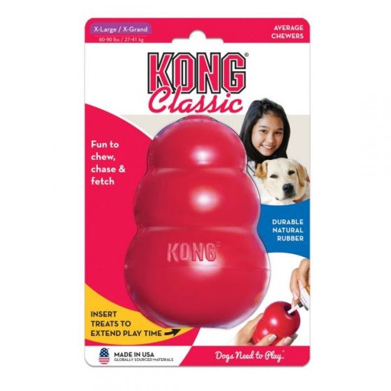 KONG Classic Rubber Treat Holder - Red - XL