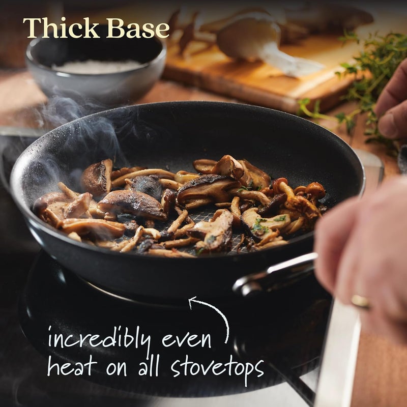 Anolon X Hybrid Nonstick Frying PanSkillet 825 Inch Dark Gray - Image 4