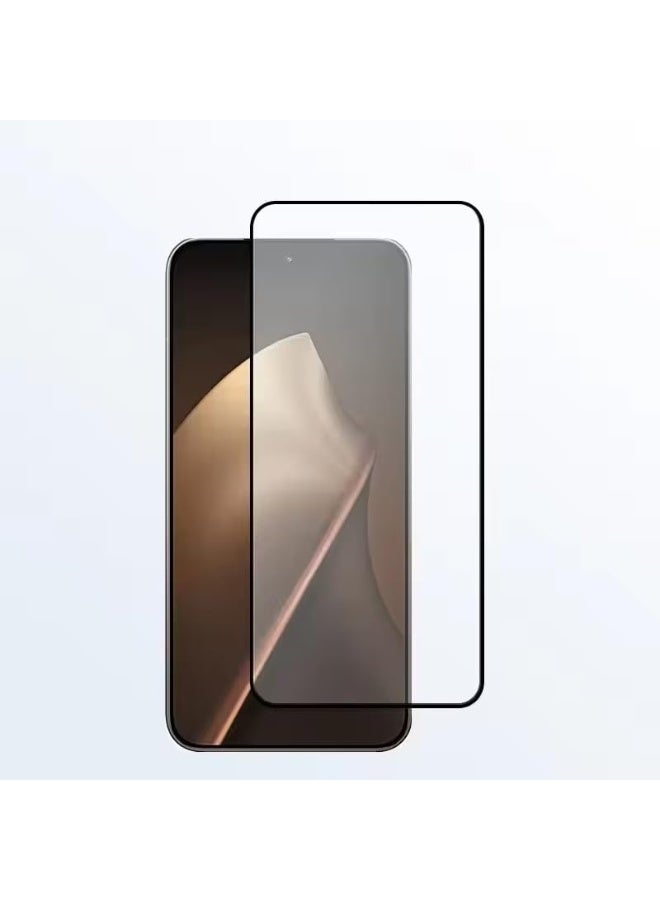 Muzz Screen Protector Designed for Redmi Full Glue Bubble Free Anti-Scratch Anti-Fingerprint 9H Hardness 3D Curved Edge Tempered Glass Screen Protector for Xiaomi 15T - Image 1