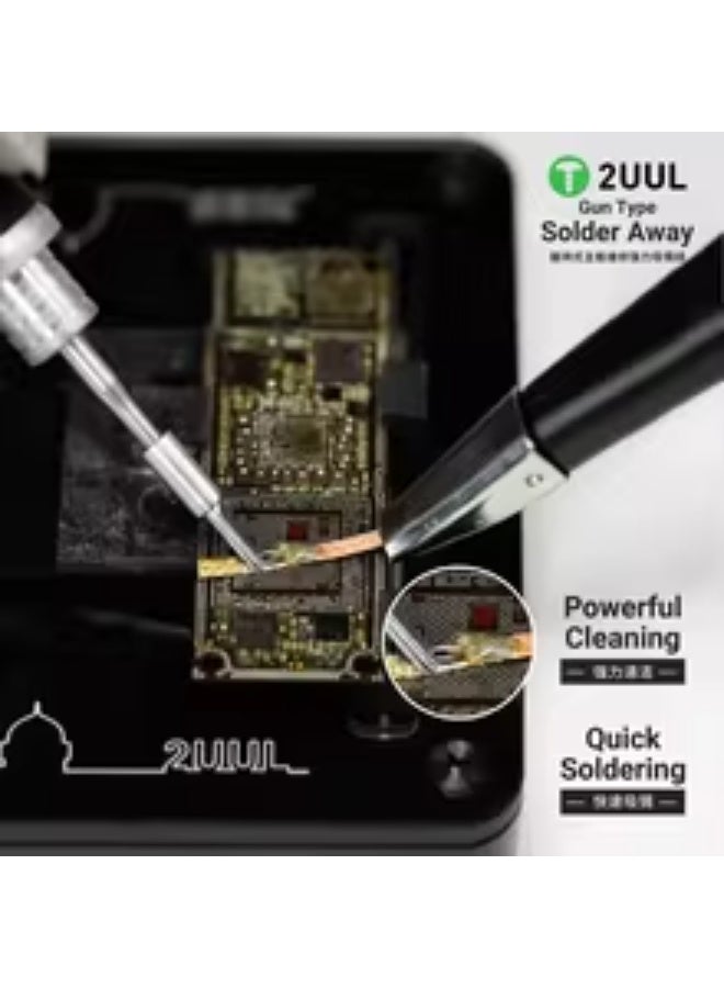 2UUL  Solder Wick 2.0m x 2mm – Pure Copper Desoldering Braid for Mobile Phone PCB & BGA Motherboard Repair - Image 2