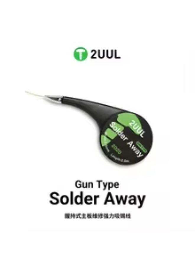 2UUL  Solder Wick 2.0m x 2mm – Pure Copper Desoldering Braid for Mobile Phone PCB & BGA Motherboard Repair - Image 1