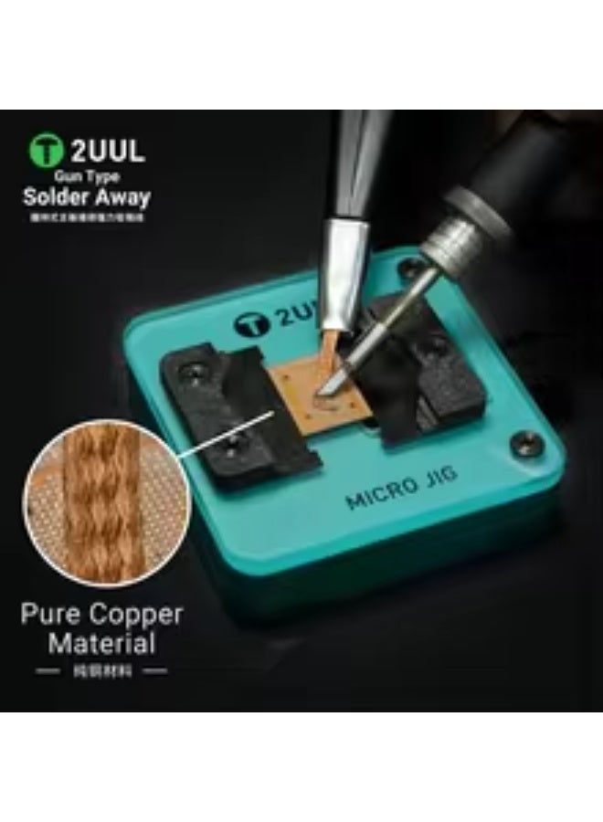 2UUL  Solder Wick 2.0m x 2mm – Pure Copper Desoldering Braid for Mobile Phone PCB & BGA Motherboard Repair - Image 3