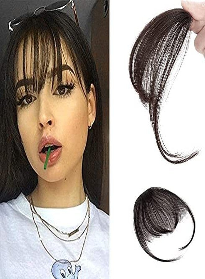 TREXEE Clip on Hair Bang Front Hair Fringe Hair Extension Hair wig band Headband Hair piece Women And Girls (NATURAL) - Image 1