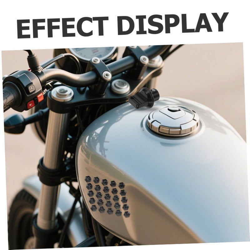Transparent Hexagonal Motorcycle Protective Decals Anti Scratch Stickers Impact Resistant - Image 4
