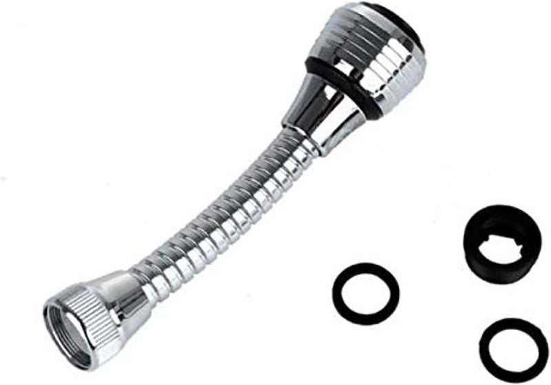 Silver 360-Degree Rotating Water-Saving Faucet Sprayer