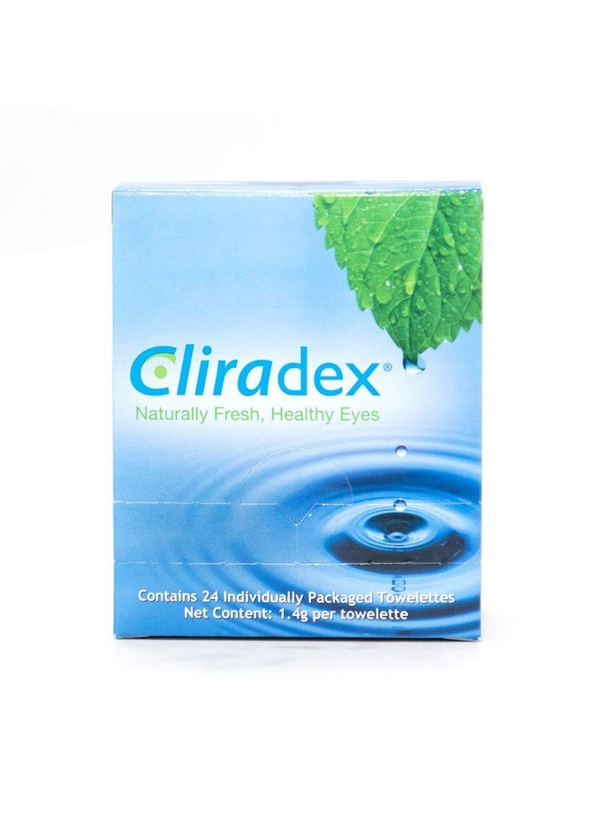 Cliradex Towelettes - Natural Face, Eyelash & Eyelid Cleanser - Wipes for Demodex, Blepharitis, Mgd and Red Irritated Eye Lid - Tea Tree Oil Extract. - pzsku/ZC3AF070654F09017AD83Z/45/_/1736426821/3e8cb29c-f162-41e8-8bcb-f1b6c00e8bd7