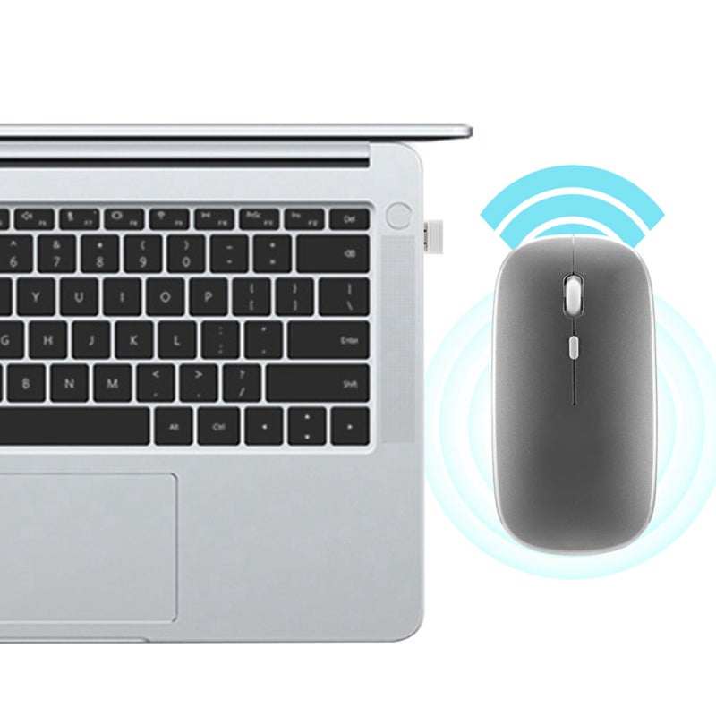 Bluetooth 2.4G Dual Mode Wireless Mouse for Windows 98 / Me / 2000 / Vista / Win 7 / Win8 - Image 4