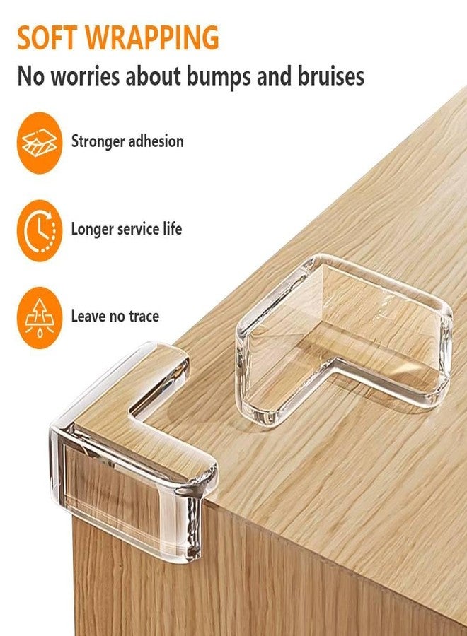 Vunpok 10 Pack Corner Protectors Baby,Table and Furniture Corners,Table Corner Guards Protectors Baby for Sharp Corners with Strong Adhesion, Transparent Corner Protection - Image 3