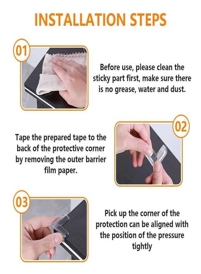 Vunpok 10 Pack Corner Protectors Baby,Table and Furniture Corners,Table Corner Guards Protectors Baby for Sharp Corners with Strong Adhesion, Transparent Corner Protection - Image 5