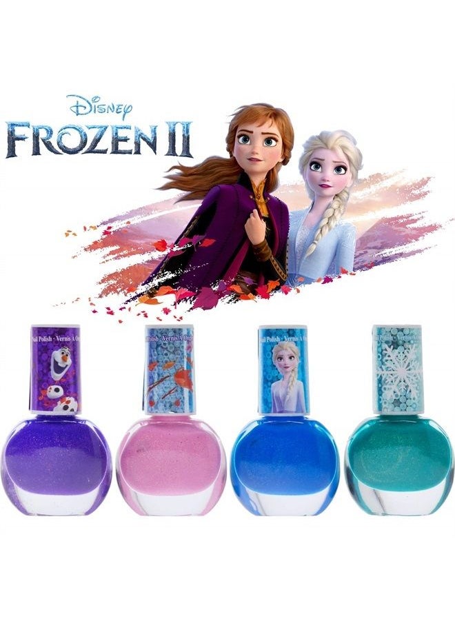 TOWNLEY GIRL - Disney Frozen 2 Non-Toxic Peel-Off Nail Polish Set for Girls, Glittery and Opaque Colors, Ages 3+ (18 Pack) - Image 1