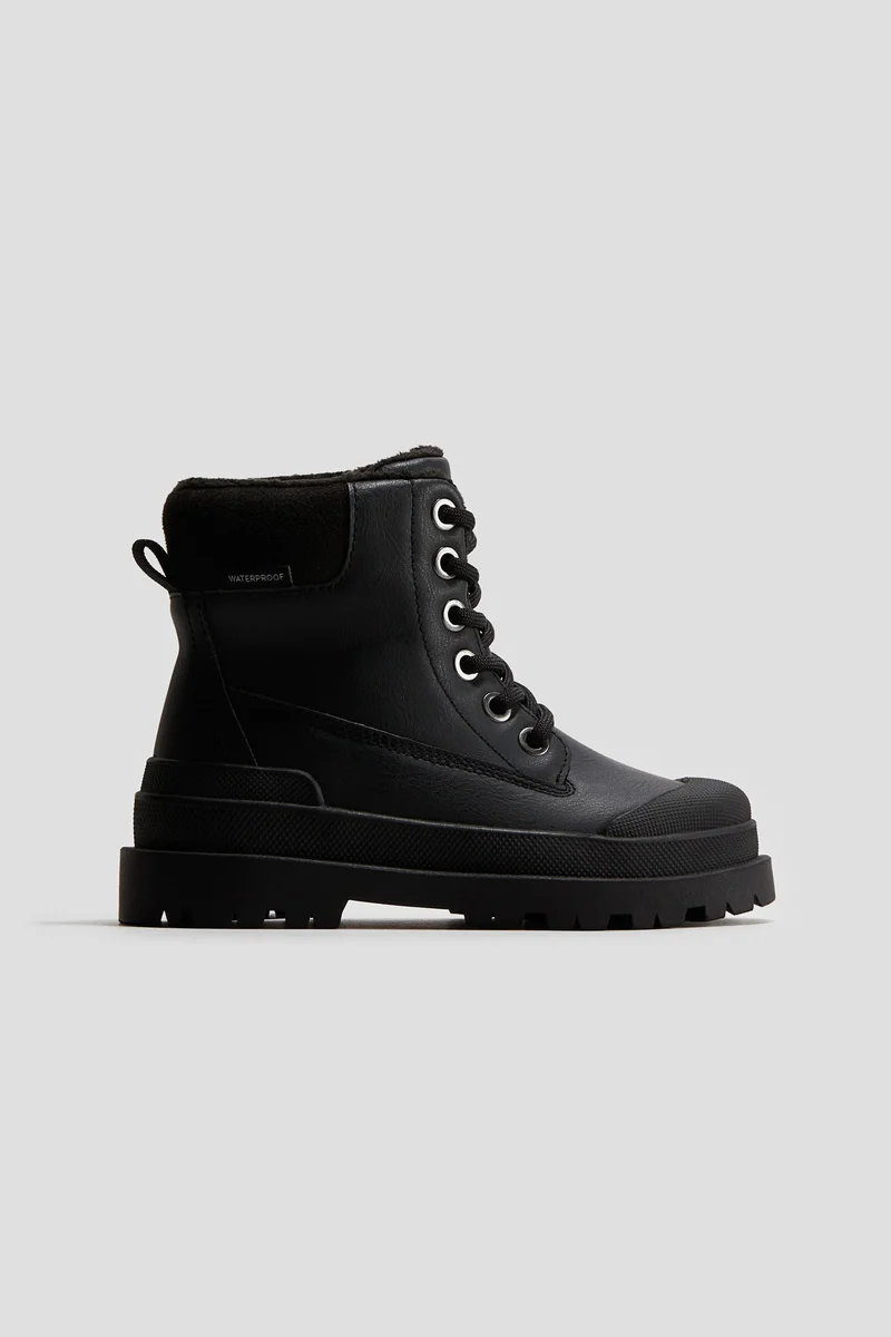 H&M Waterproof lace-up boots