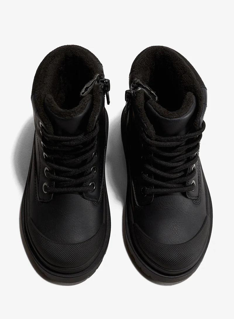 H&M Waterproof lace-up boots