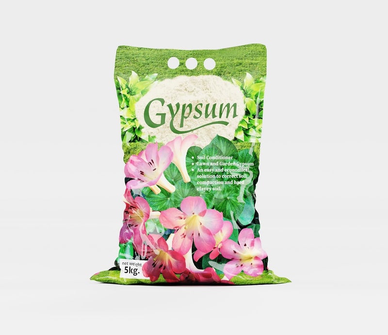 DIVINE TREE Gypsum Powder for Plant Calcium Sulfate, Improves Soil Structure, Reduces Soil Compaction - Perfect for Balances Soil pH - Soil Conditioner for Lawn and Garden (5kg) - Image 5