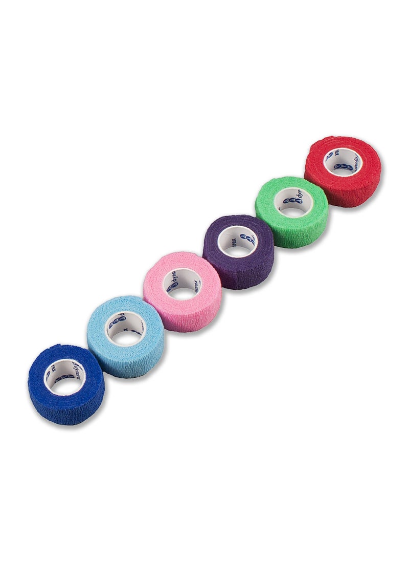 Dynarex Dynarex 3181 Sensi Wrap, Self Adherent, 1" x 5 yard, Rainbow, Pack of 150 