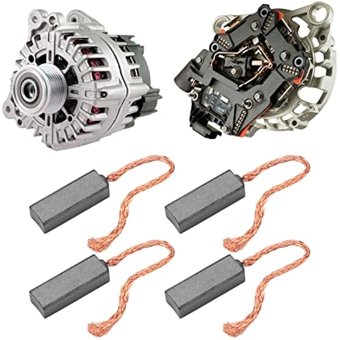 plplaaoo 4-Piece Generator Regulator Brush Set Px602 Px60 092950 300722 92950 Generator Electric Motor Brush Replacement Generator Regulator Repair Kit For Bosch Alternator Brush - Image 5
