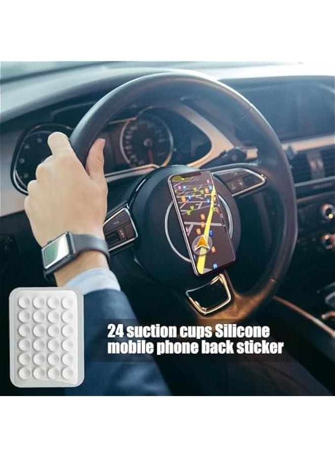 Silicone Suction Phone Case - Suction Cup Phone Holder | Suction Phone Case Mount | Non Slip Suction Cup Phone Mount | Phone Suckers Cups Adhesion | Mobile Phone Case Holder for Mobiles Tablets  - Image 2