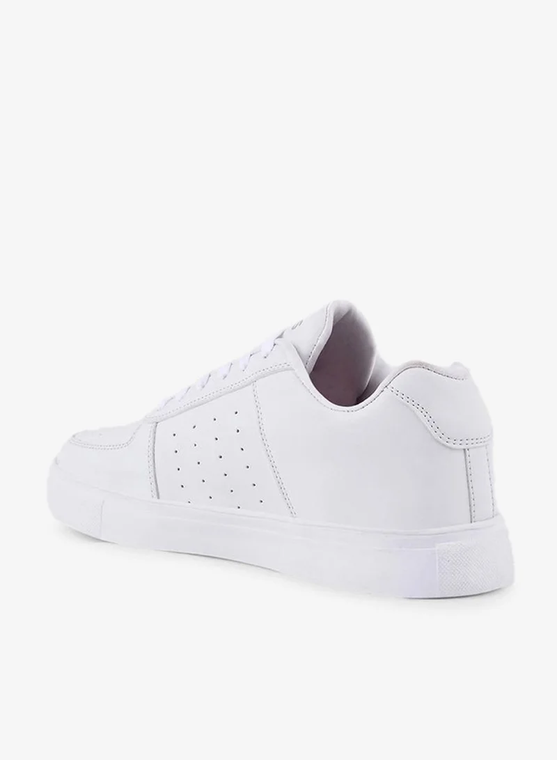 CAMPUS Triple Wht Women’s White Timeless Basic Sneakers – Sleek Everyday Design Shoes with Durable Outsole for Women | Best Price UAE