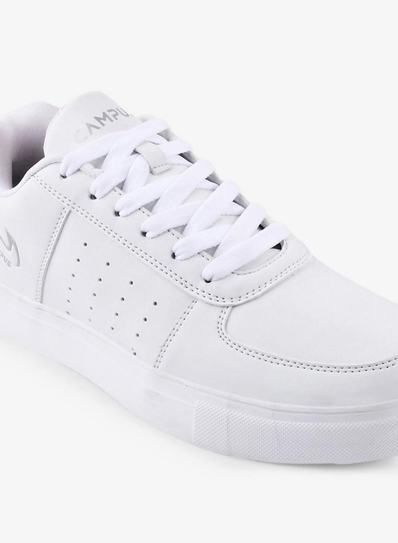 CAMPUS Women’s White Timeless Basic Sneakers – Sleek Everyday Design Shoes with Durable Outsole - Image 5