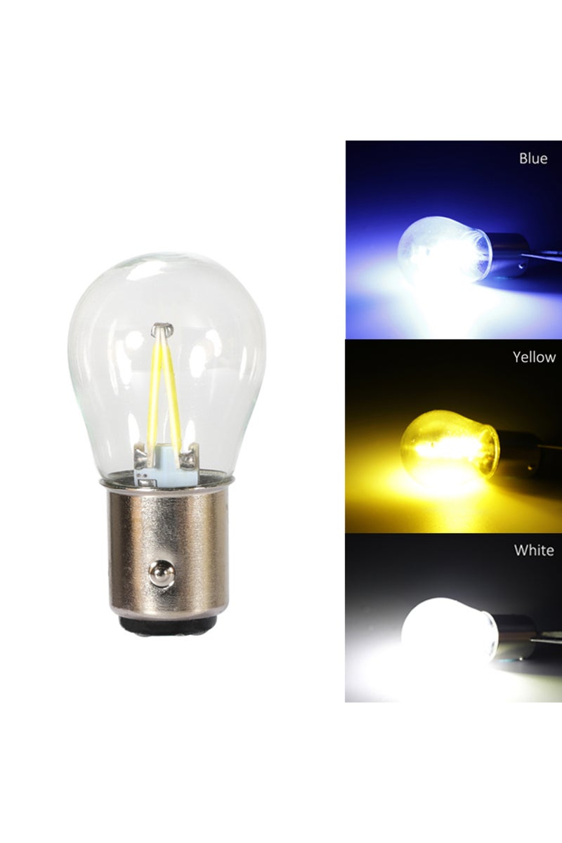 erorex 6000K 1157 BAY15D white 1pcs 1157 BAY15D led brake Lights bulb super bright p21/5w led car bulbs aut - Image 1