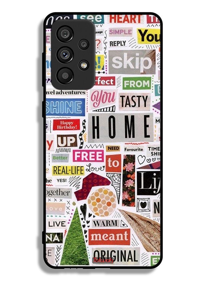 Tolwak Samsung Galaxy A73 5G Protective Case Cover Meant Original Stickers - Image 1