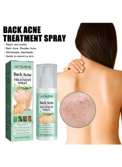 Jaysuing Back Acne Treatment Spray, 2% Salicylic Acid Spray, Body Acne Treatment with Herbal Formula, Body Acne Spray, Tea Tree Oil Spray, Acne Treatment For Teens, Back Acne 120ml  - Image 2