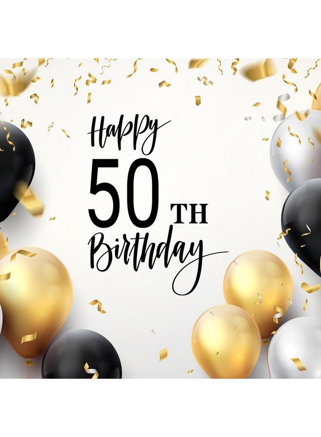 تاوباري ملصق حفل عيد ميلاد سعيد الخمسين من TaoBary، حروف خلفية قابلة للتقشير واللصق، عيد ميلاد سعيد لديكور قوس البالونات، لافتة حفل، ديكور حائط - Image 4