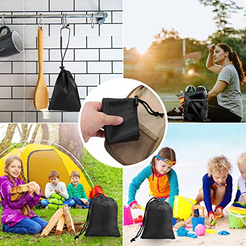 iMucci 6Pcs Drawstring Bags sack Nylon Bag ditty bag for Gym Traveling, Hiking, Yoga, Shopping… - Image 5