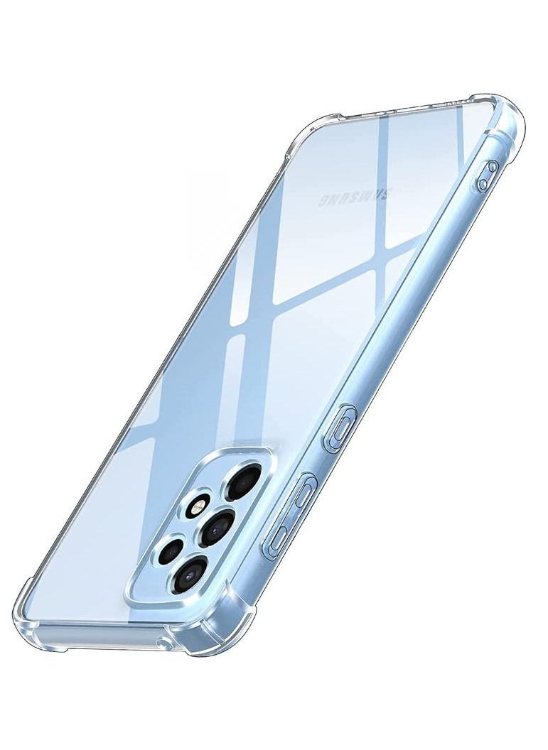 Galaxy A33 5G Clear Cover Case soft TPU Transparent Back Protective Case shock Absorbent Reinforced Corner for Galaxy A33 5G