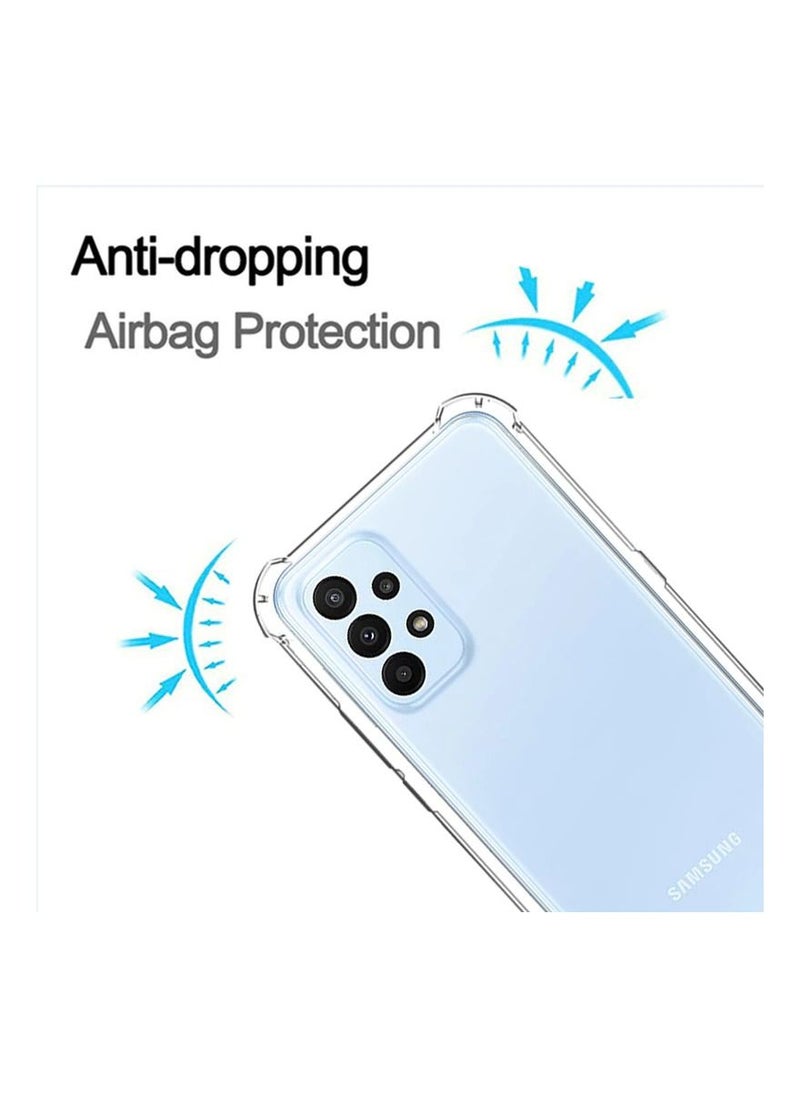 Galaxy A33 5G Clear Cover Case soft TPU Transparent Back Protective Case shock Absorbent Reinforced Corner for Galaxy A33 5G