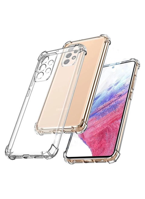 Galaxy A33 5G Clear Cover Case soft TPU Transparent Back Protective Case shock Absorbent Reinforced Corner for Galaxy A33 5G