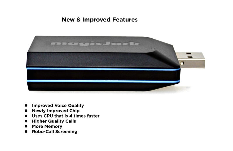 magicJack  New 2023 VOIP Phone Adapter  Portable Home and On-The-Go Digital Service. Unlimited Calls to US and Canada. NO Monthly Bill | Featuring magicIN & magicOUT Service - Image 3