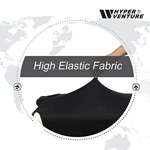 HYPER VENTURE Washable Luggage Cover - Fashion Suitcase Protector Fits 31-32 Inch Luggage (Black, XL) - Image 4