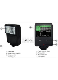Tronixpro Digital Camera Flash and Bracket for Fuji, Samsung, Leica, Panasonic, Kodac & More Cameras & Camcorders  - Image 2