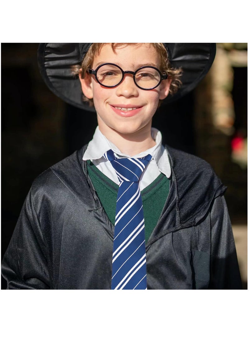 YelaJoy Compatible for 6 Piece Harry Potter COS Performing Set, Harry Potter Ravenclaw Deluxe Robe Childs Costume with Wand Tie Scarf,Costume for Harry Potter Fans Cosplay Gifts Accessory-S  - Image 3