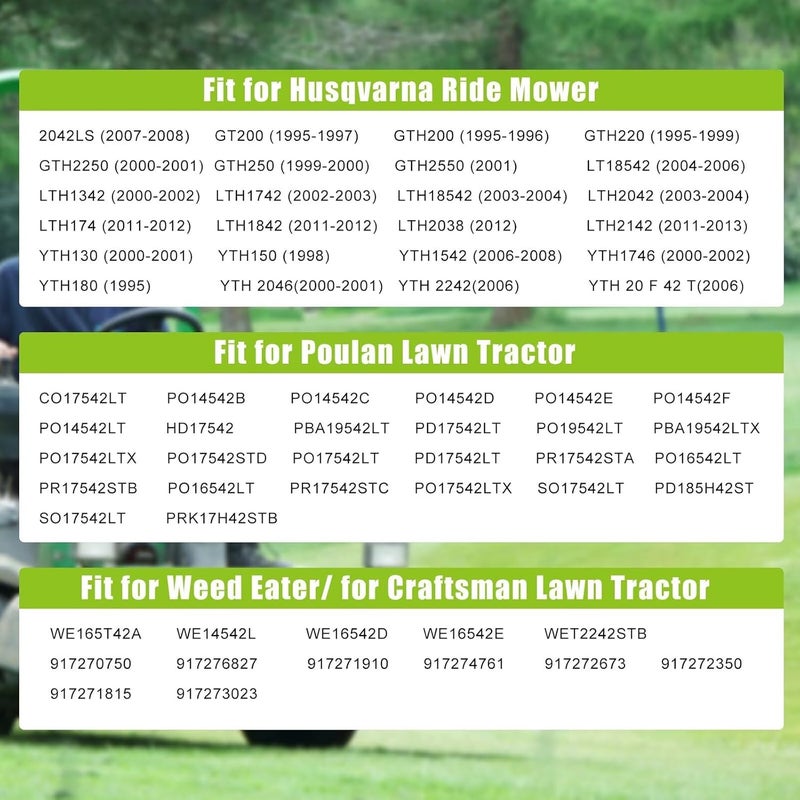 حرفي 917272673 جرار العشب 95 بوصة سطح سطح الحزام استبدال 144959 532144959 - Image 5