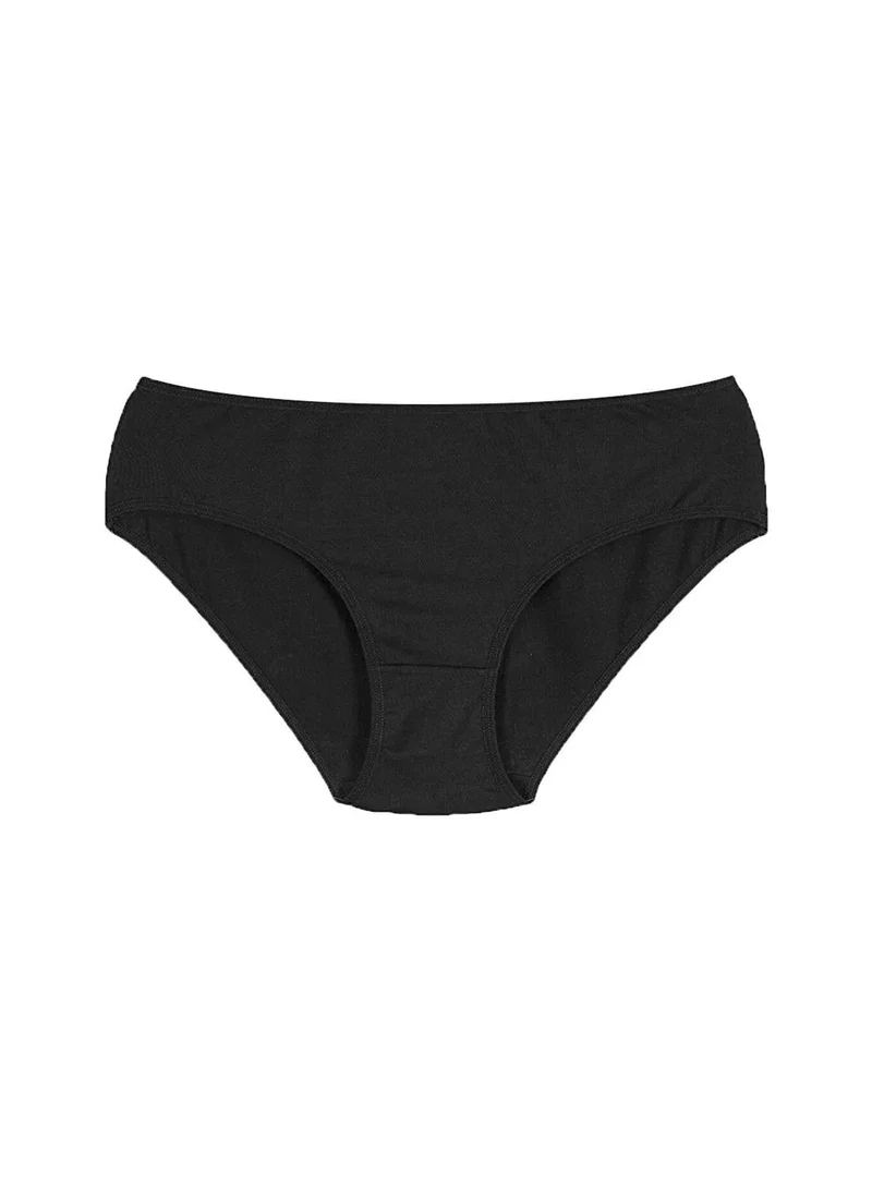Penti Cotton Black Slip Panties - Pack Of 3
