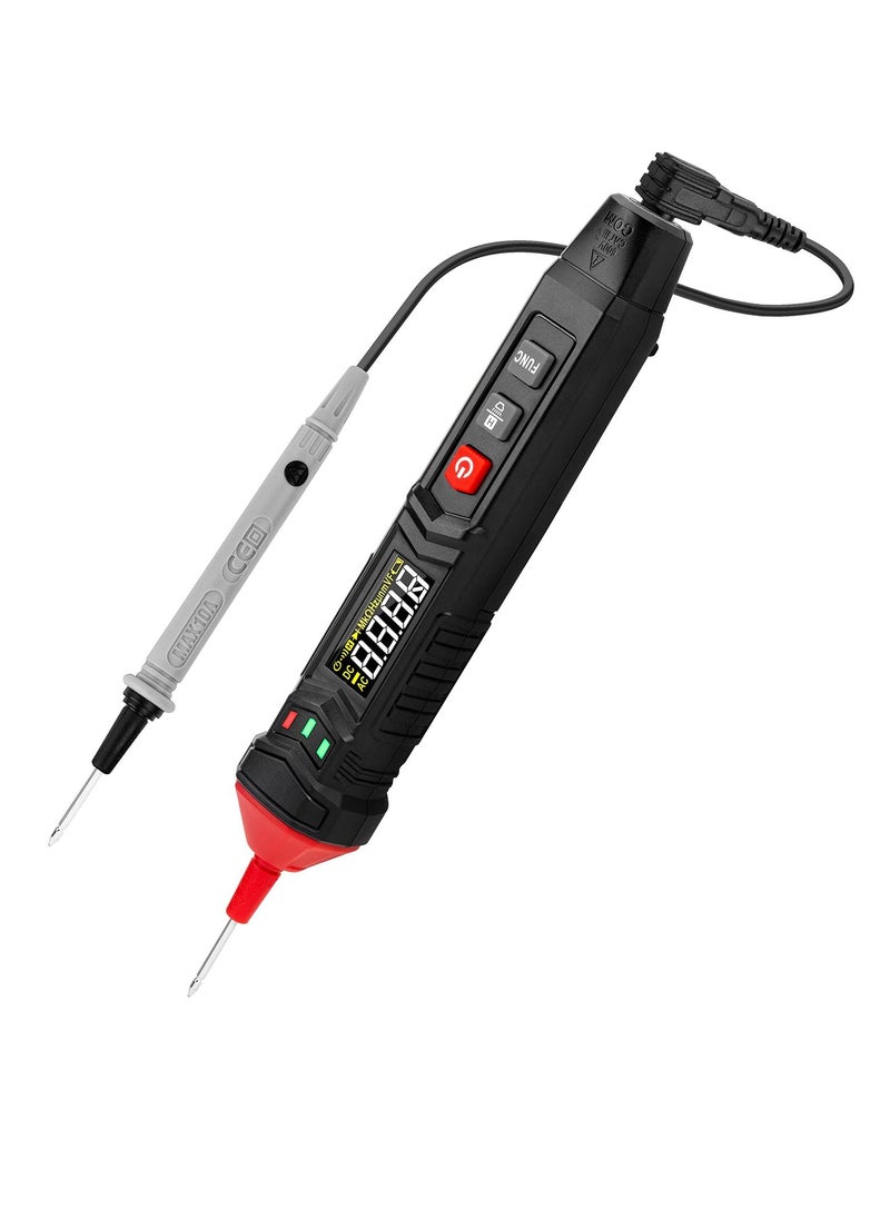 Generic Pen Type Voltage Tester Electrical Multimeter, 0.8V-600V AC DC, Live Wire Test, Capacitance, Resistance, Continuity, Diode, Professional Electrical Tester  - Image 1