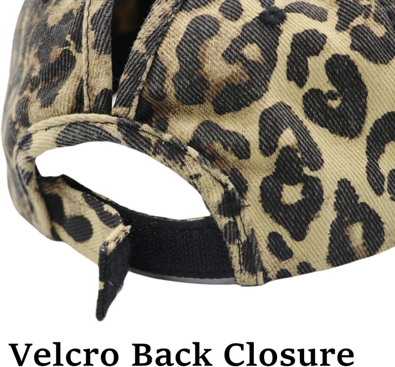 ProMindFun Womens Pony Hat High Ponytail Baseball Cap Girls Messy Bun Caps Camouflage Trucker Bad Hair Day Adjustable Dad Hat - Image 5