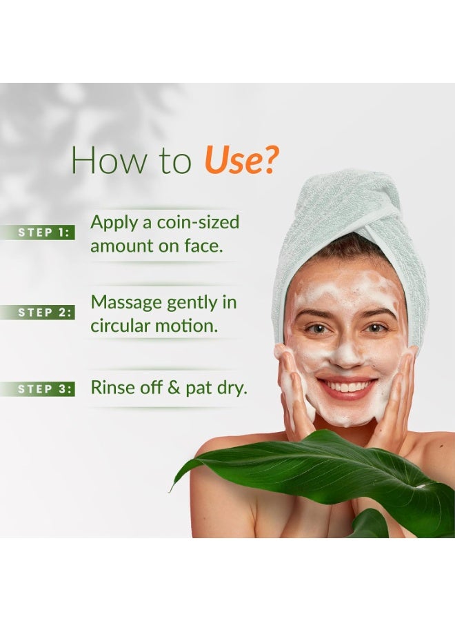 Lotus Botanicals Papaya & Vitamin E Insta Glow Exfoliating Face Wash | Brightens Skin | Deep Cleanses & Gently Unclogs Pores | Rich in MINERALS | Suitable for All Skin Types | 100ml  - Image 4