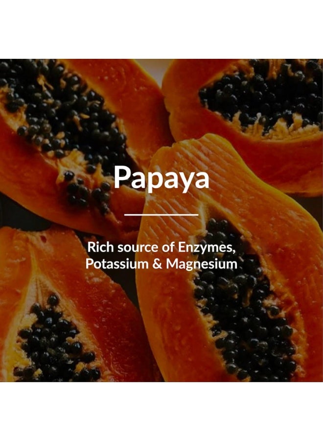 Lotus Botanicals Papaya & Vitamin E Insta Glow Exfoliating Face Wash | Brightens Skin | Deep Cleanses & Gently Unclogs Pores | Rich in MINERALS | Suitable for All Skin Types | 100ml  - Image 2
