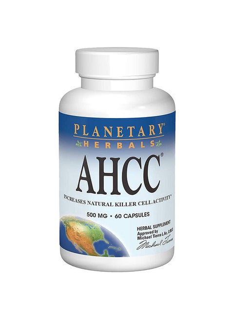 Planetary Herbals Ahcc, 500 mg, 60 Capsules